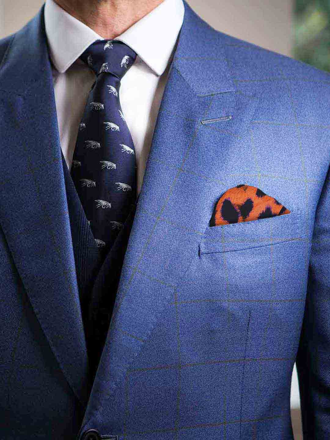 Leopard Pocket Square