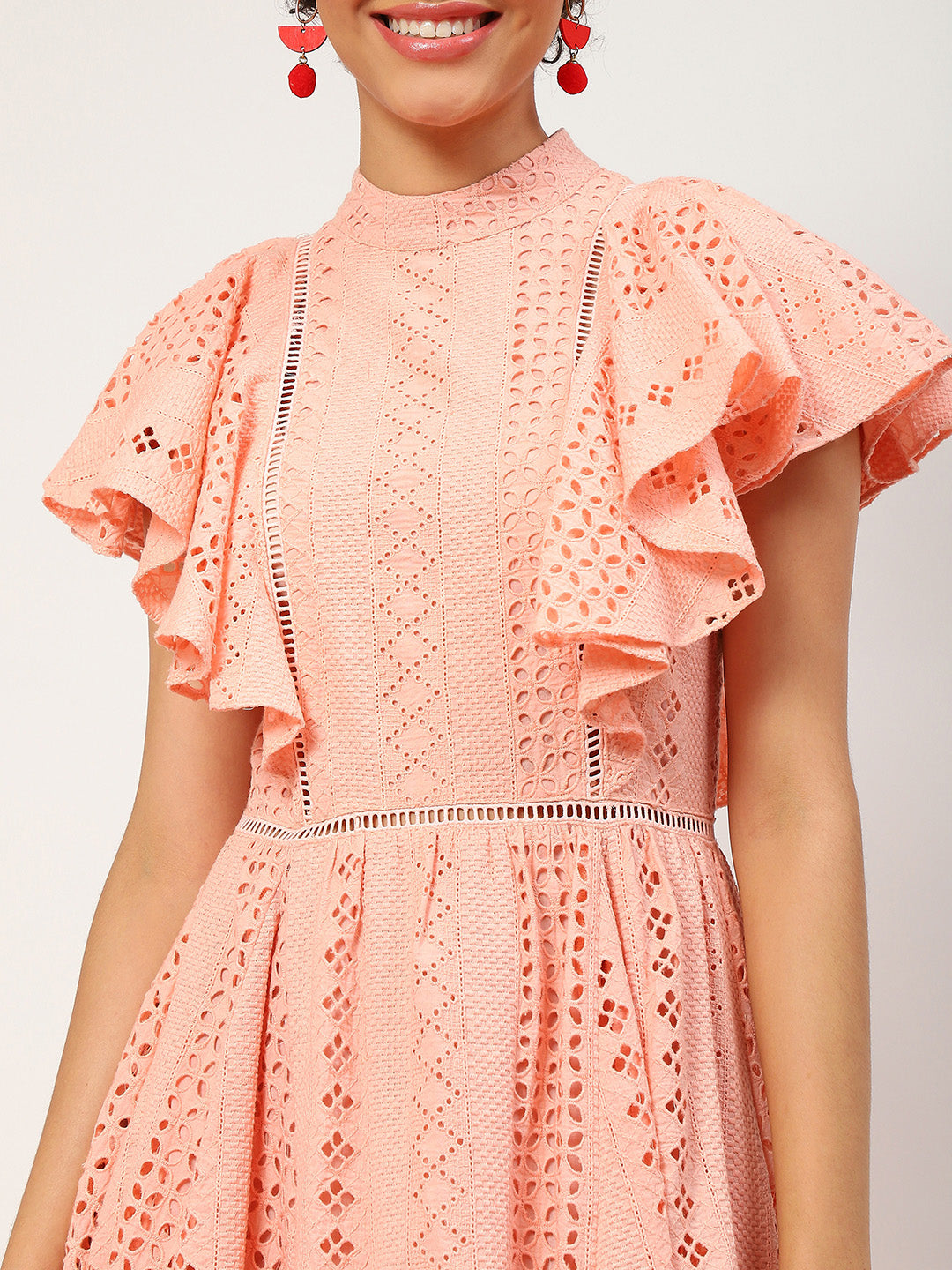 Serena Schiffli Embroidered Dress Serena Schiffli Embroidered Dress